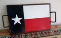 Texas Flag Serving Tray – Walnut with Epoxy Inlay